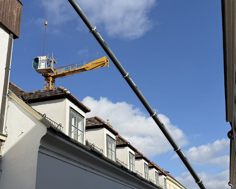 Montage eines MDT 98 unter schwierigsten Platzverh&auml;ltnissen