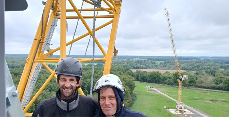 Wippkran POTAIN MR 309 H25 und MR 329 H25 &ndash; Monteurschulung